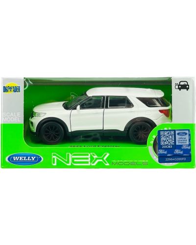 Metalni autić Welly - 2023 Ford Explorer, 1:34 - 5